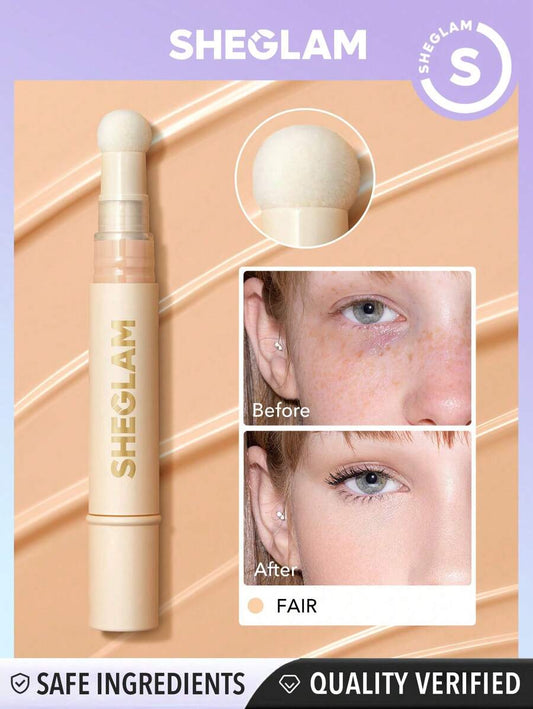 SHEGLAM Enhanced Skin Concealer كونسيلر مع رأس إسفنجي فاتح