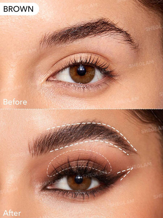 SHEGLAM محدد عيون جل مكثف - بني