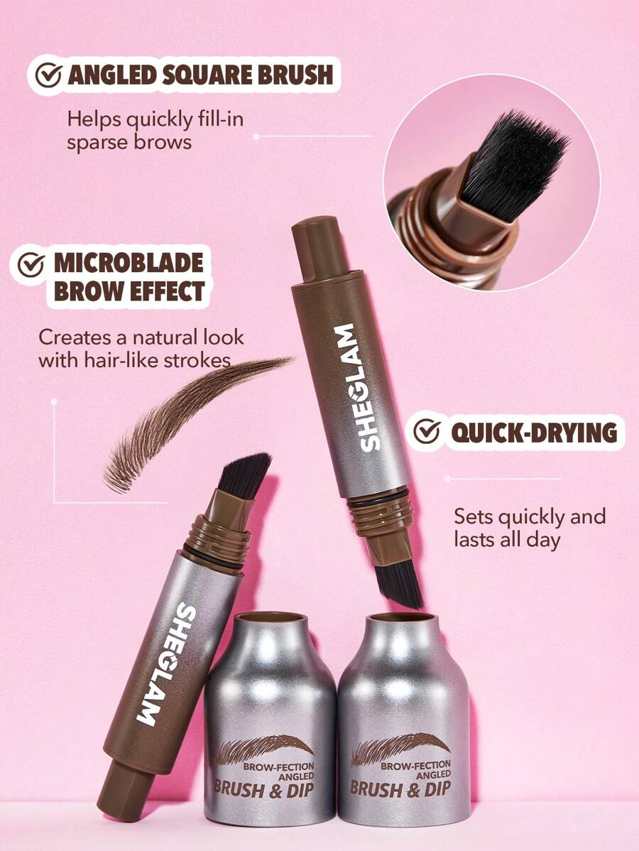 SHEGLAM Brow-Fection Espresso فرشاة وقلم حواجب