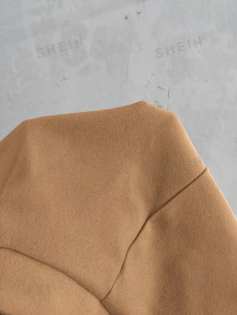 SHEIN LUNE جاكيت نسائية طويلة الأكمام مناسبة مع أزرار
