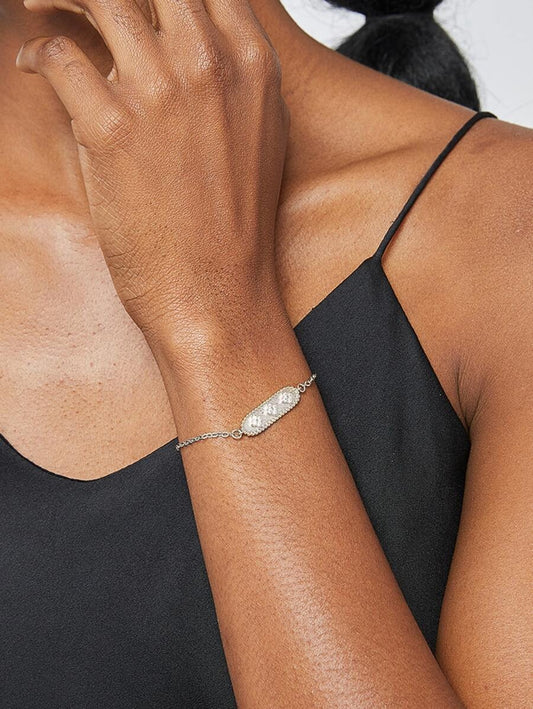 SHEIN Charm-In سوار نسائي أنيق بزخرفة زهرية