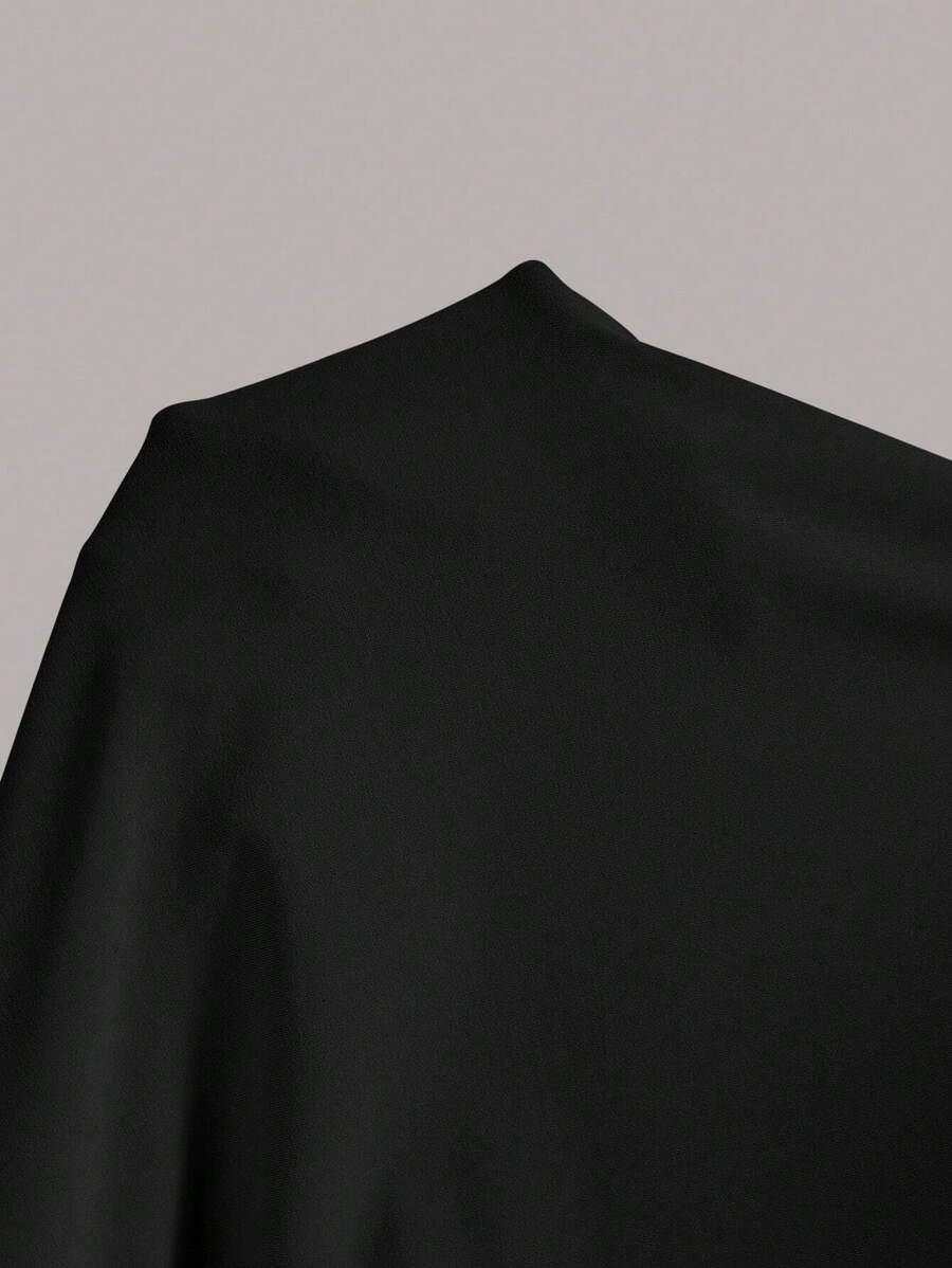 SHEIN EZwear فستان طويل بدون أكمام مع شق عالي