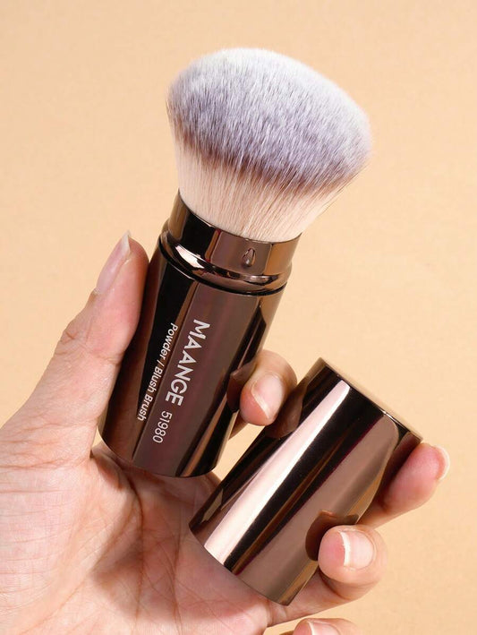 SHEIN MAANGE فرشاة ماكياج احترافية ذات رأس دائري قابلة للسحب