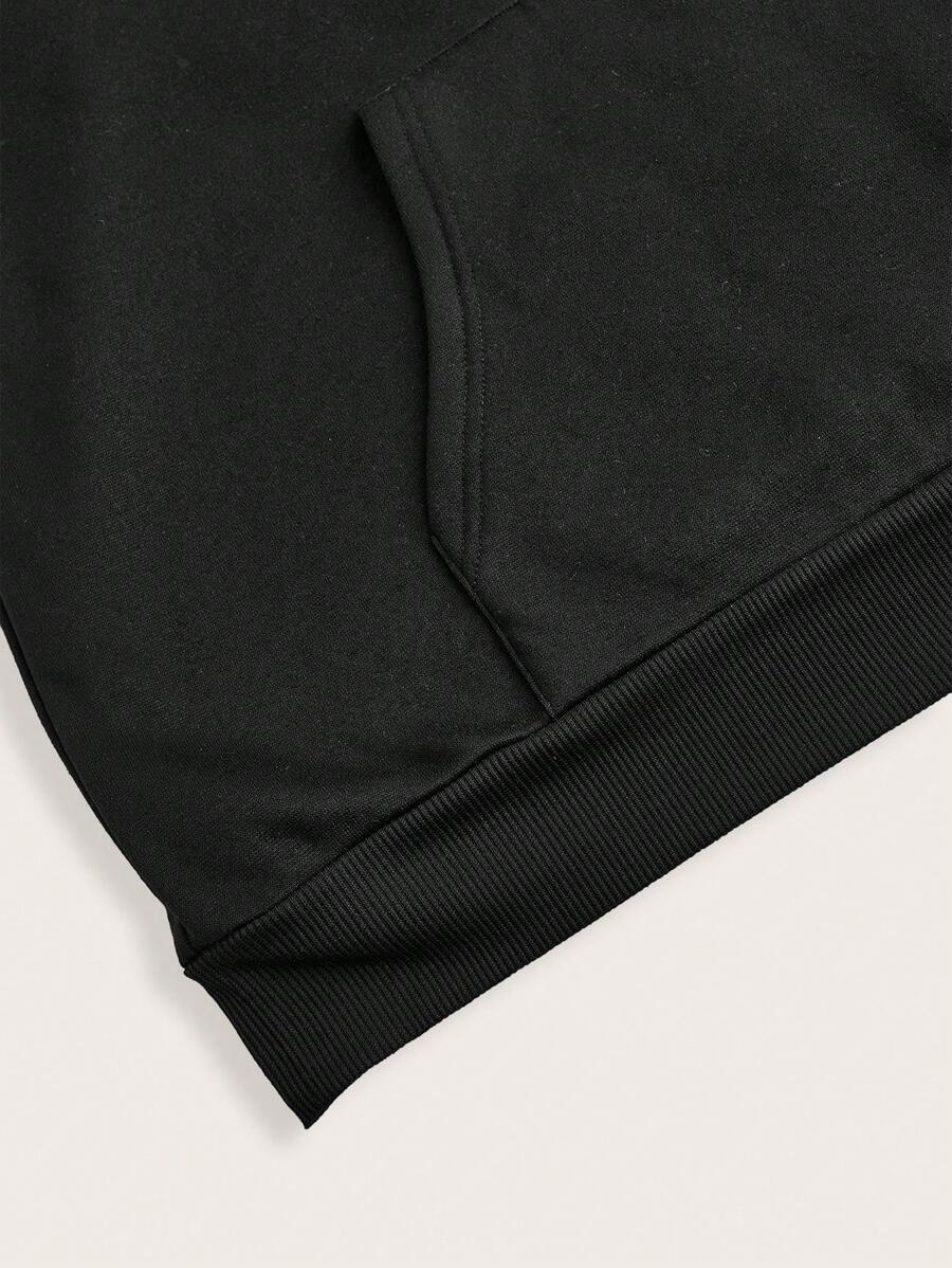 SHEIN EZwear بلوفر نسائي اسود كاجوال