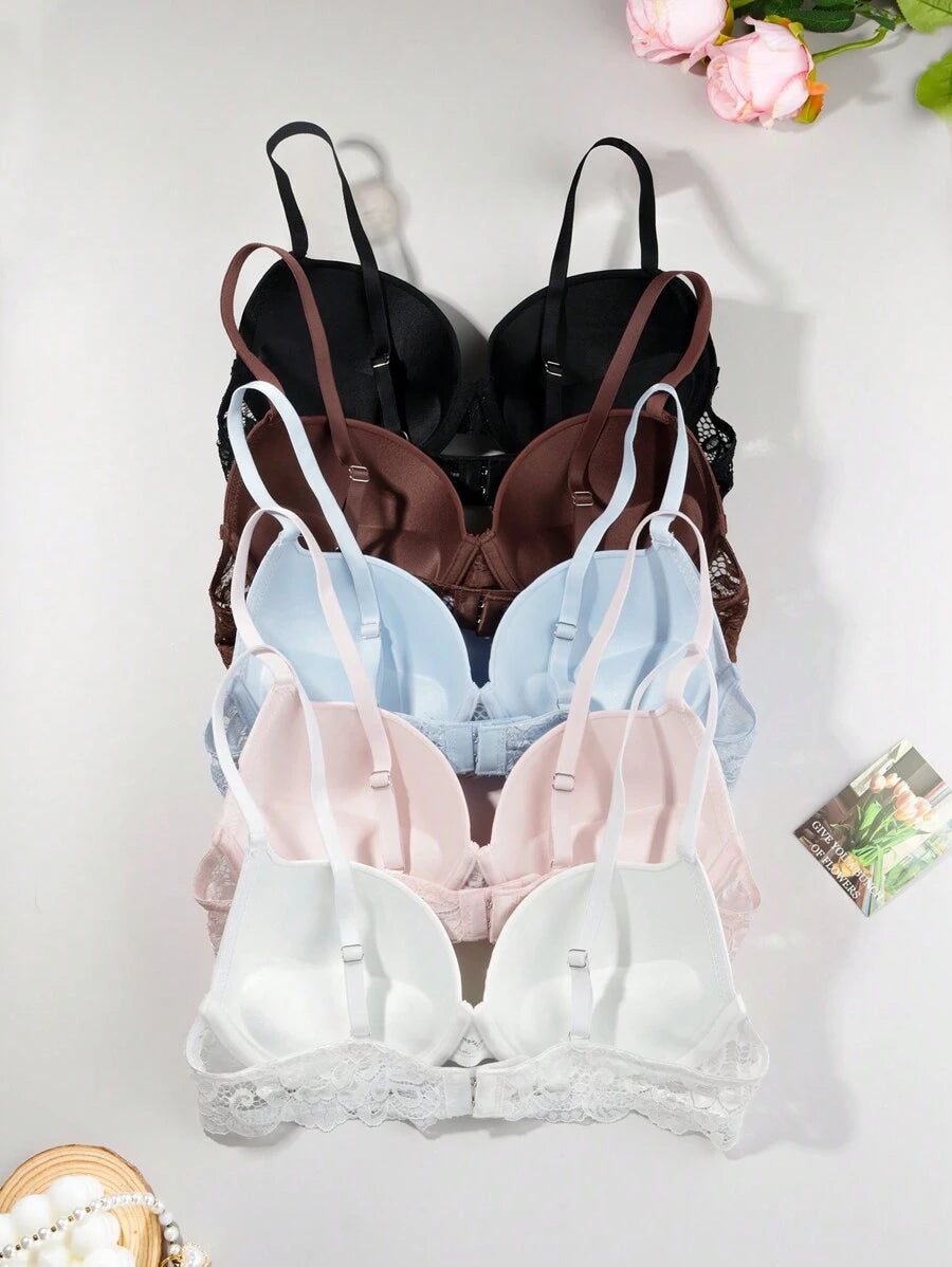 SHEIN صدريات نسائية 5 قطع مبطنة مريحة