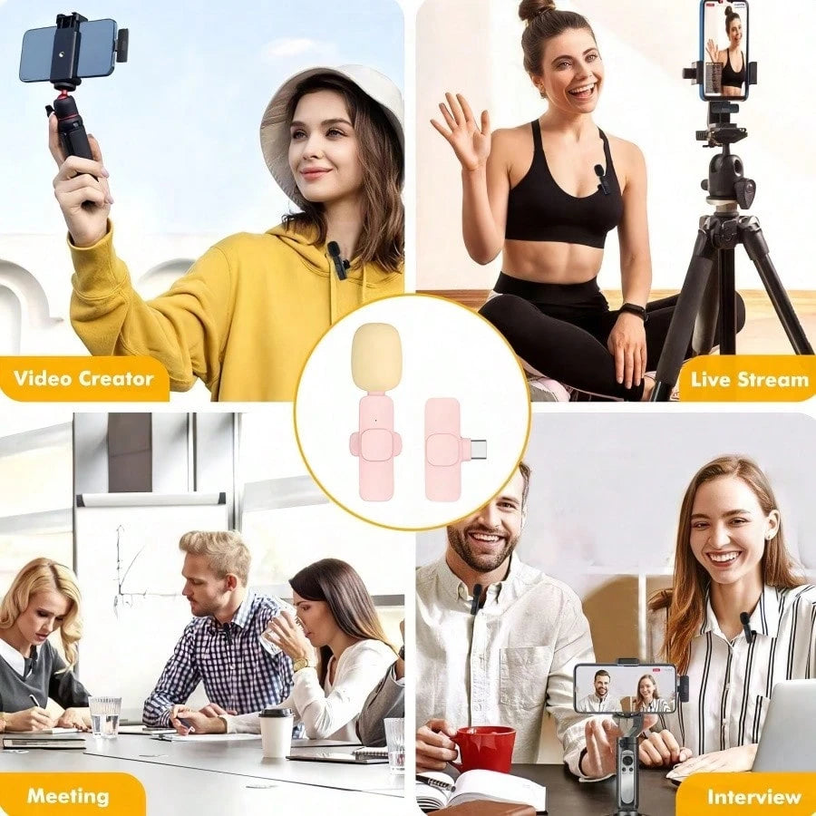 SHEIN ميكروفون لاسلكي بطقم صدري