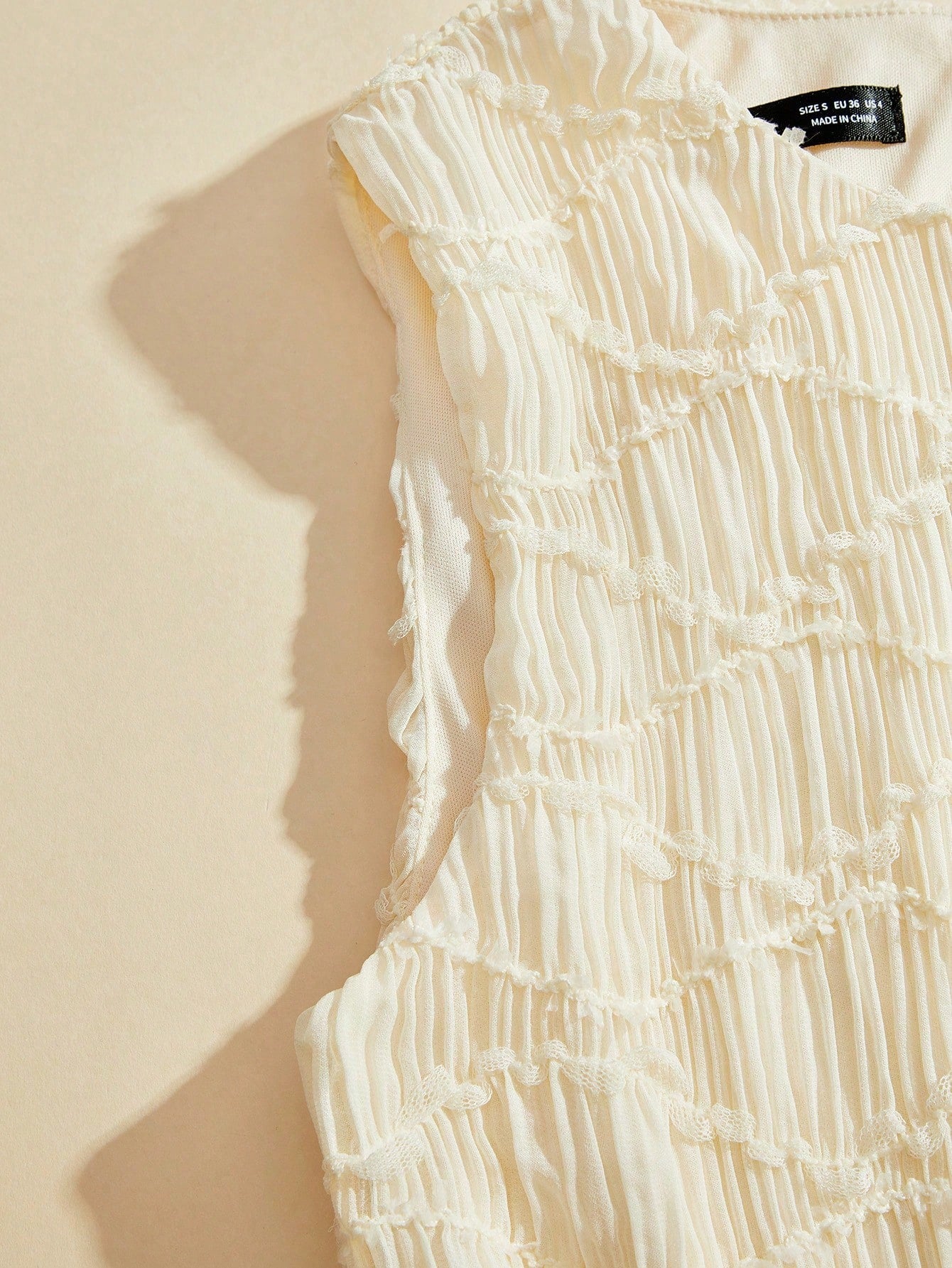 SHEIN Anewsta فستان نسائي ماكسي طويل بلون مشمشي