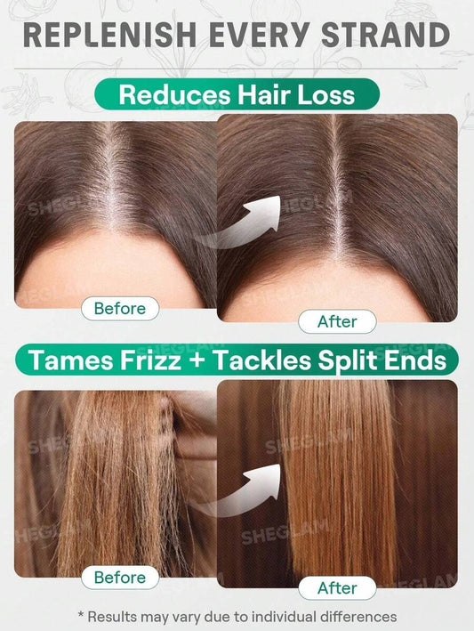 SHEGLAM HAIR زيت بالبصل الأحمر لتقوية وترطيب الشعر وفروة الرأس