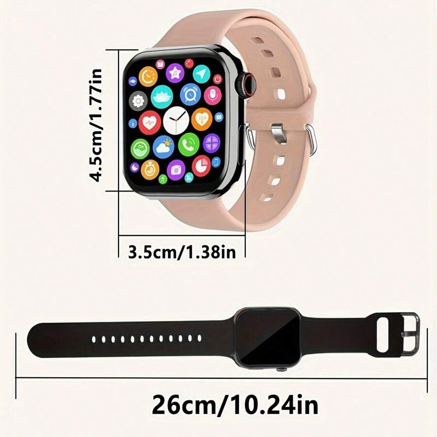 SHEIN ساعة ذكية رياضية بشاشة لمس عالية الدقة