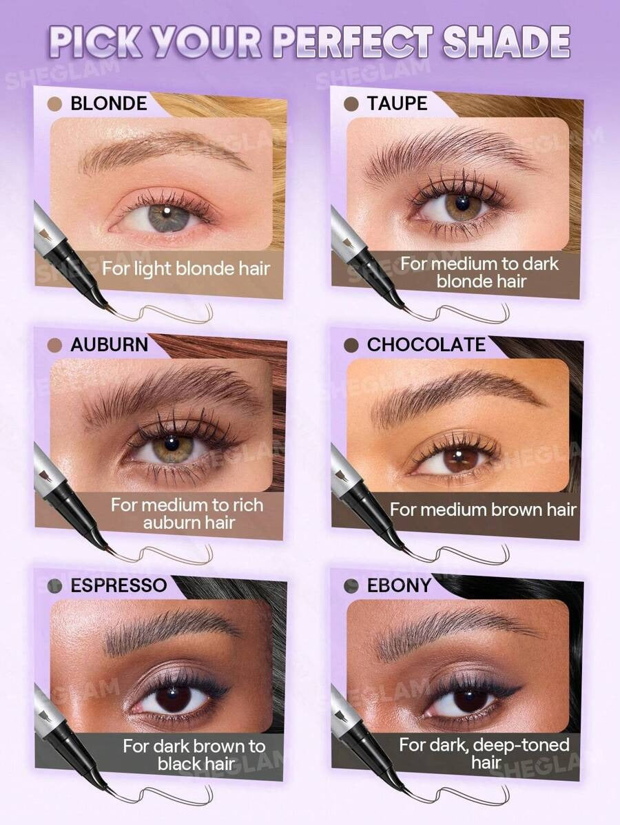 SHEGLAM Real Flow Lamination قلم حواجب لتحديد ورفع طبيعي