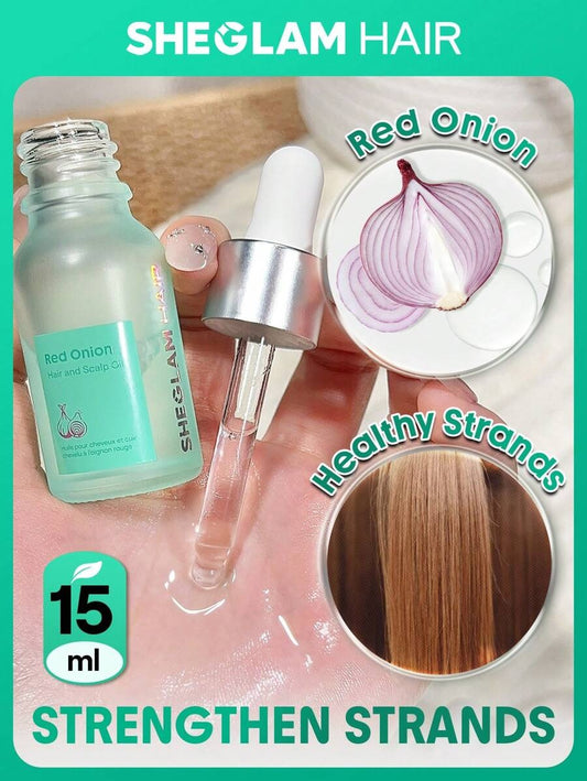 SHEGLAM HAIR زيت بالبصل الأحمر لتقوية وترطيب الشعر وفروة الرأس