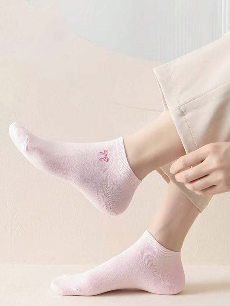 SHEIN جوارب قصيرة بلون حلوى 5/8/10 أزواج