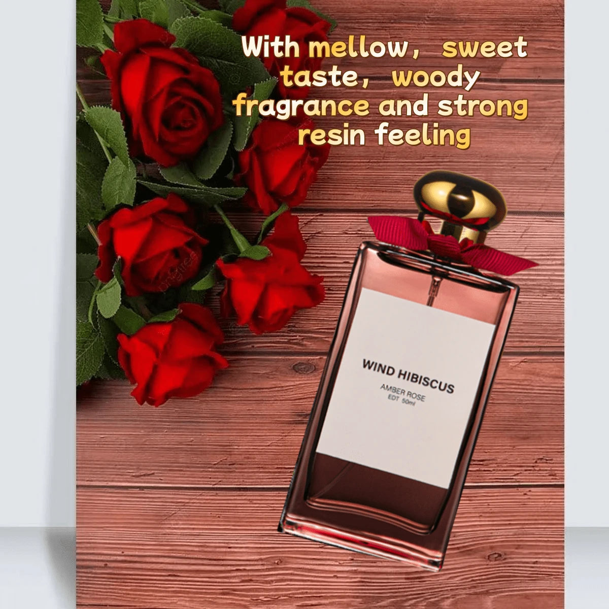 SHEIN عطر وردة كهرمانية 50 مل برائحة الياسمين والخوخ