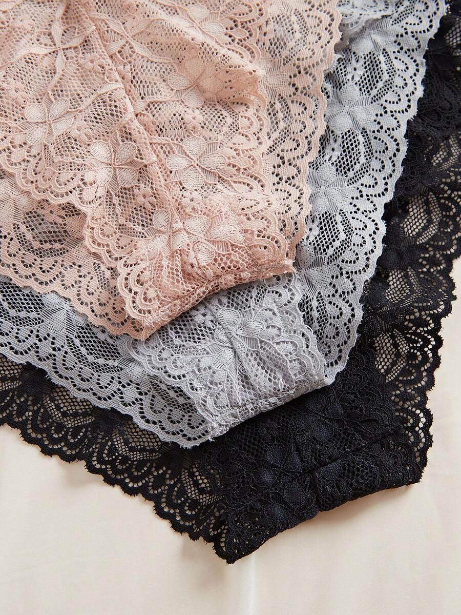 SHEIN حمالات صدر فرتسية 3 اطقم بدون سلك