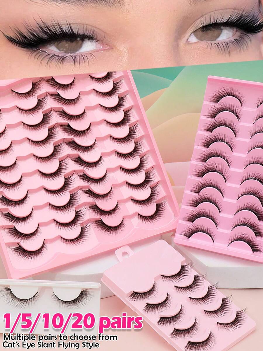 SHEIN أرمليا رموش صناعية طبيعية ثلاثية الأبعاد