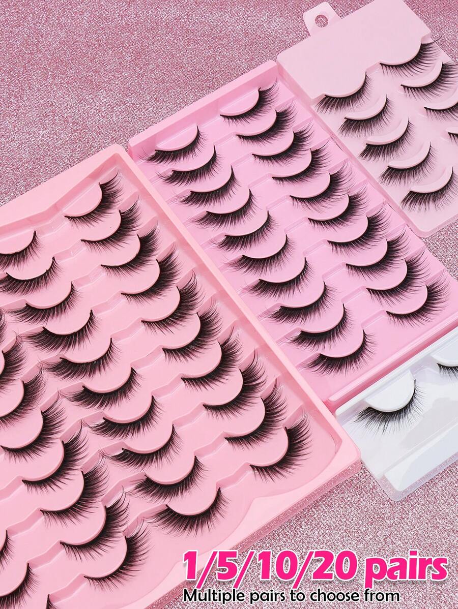 SHEIN أرمليا رموش صناعية طبيعية ثلاثية الأبعاد