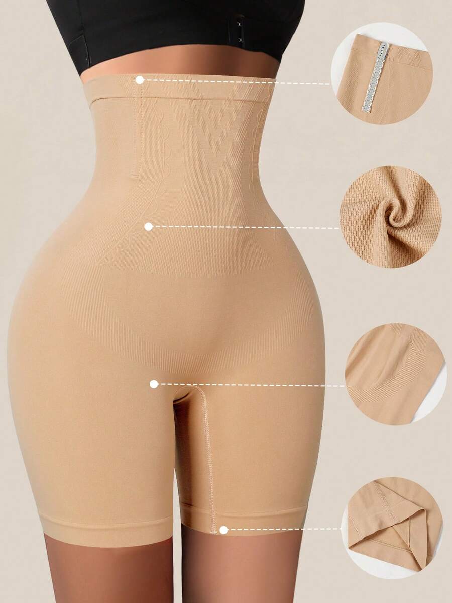 SHEIN سراويل داخلية خصر عالٍ مشدّة للجسم