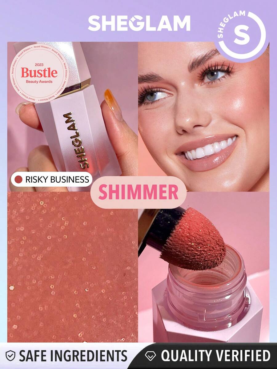 SHEGLAM أحمر خدود سائل Color Bloom - Risky Business