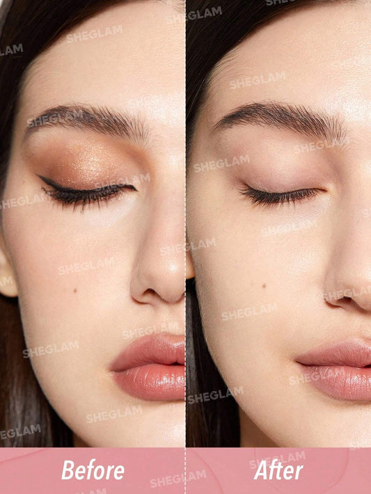 SHEGLAM Clear Away Eye & Lip Makeup Remover Nourishing Non-Greasy and Lightweight Deep Cleansing Moisturizing Makeup Remover for Eyes and Lips Ultra Gentle on Eyes with Red Pomegranate Vitamin C Vitamin E Black Friday Sale Makeup Remover