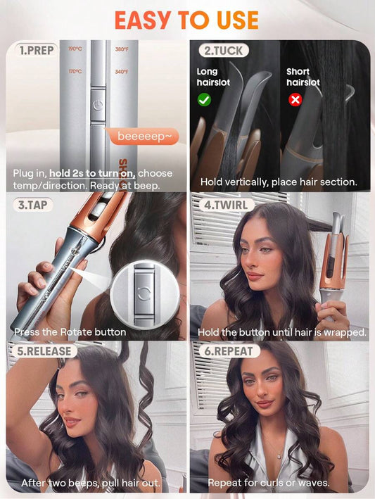 SHEGLAM HAIR مكواة تجعيد شعر