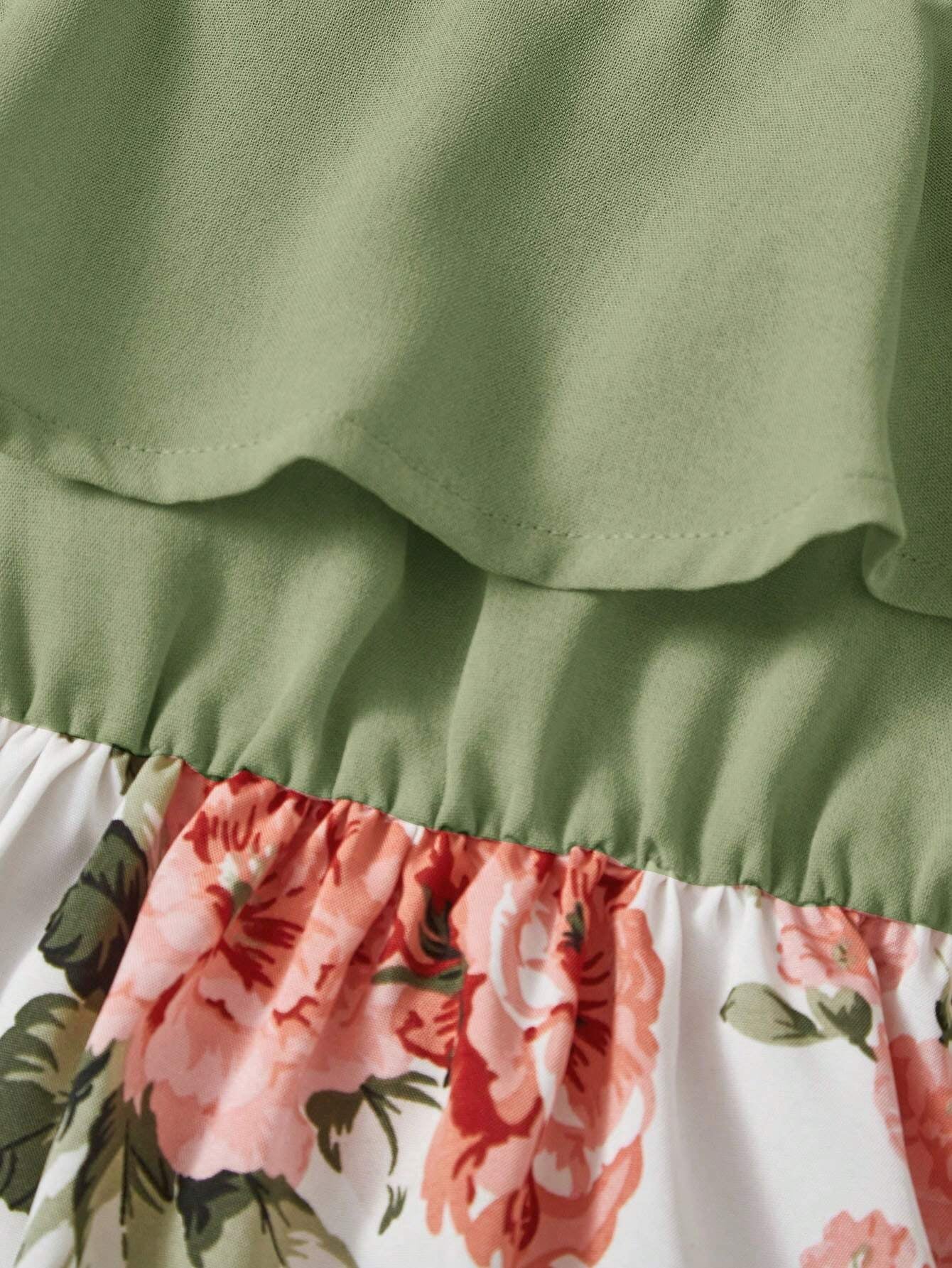 Baby Girl Floral Printed Cami Dress