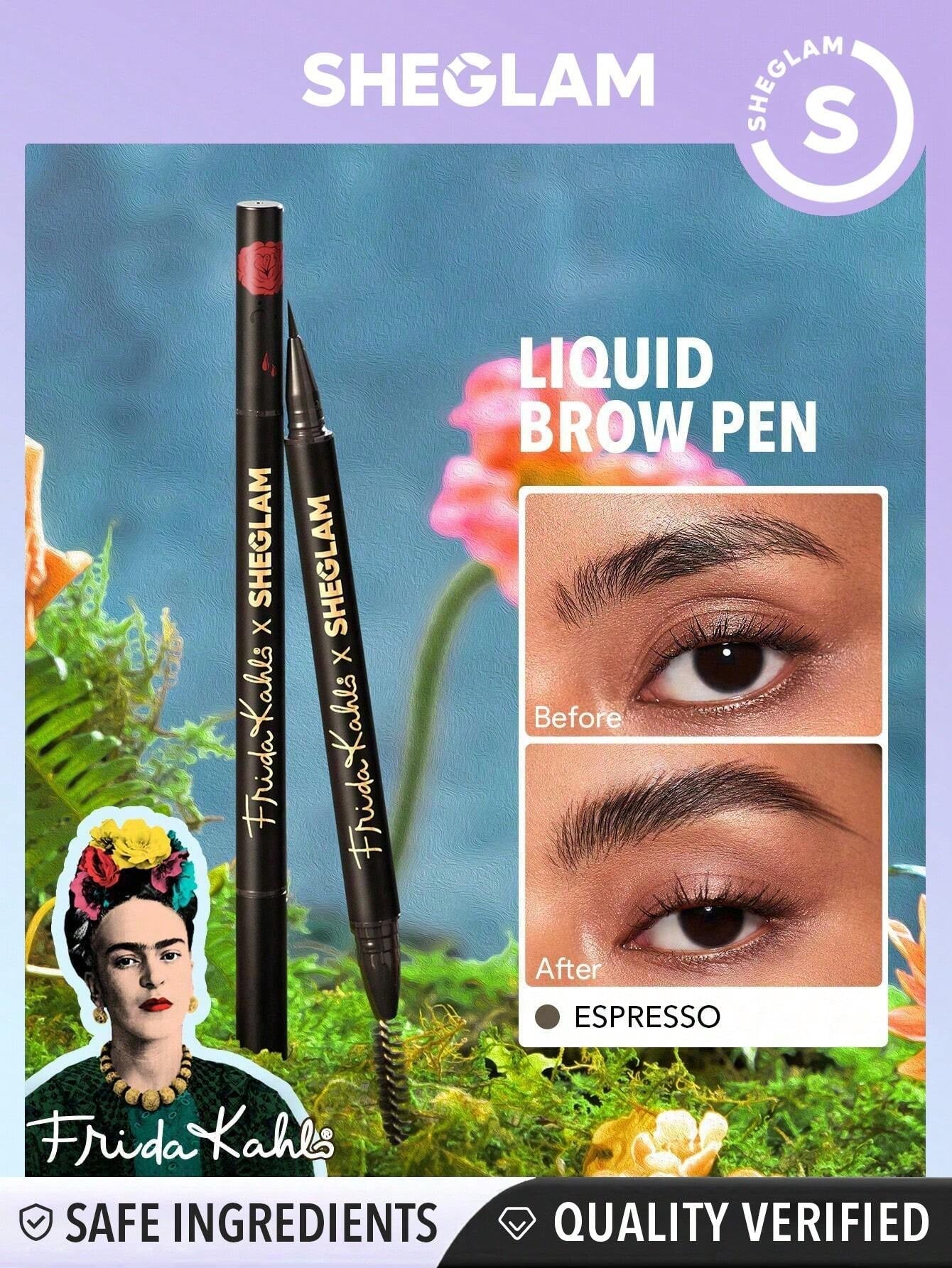 SHEGLAM X Frida Kahlo Brow Icon Liquid Brow Pen-Chocolate Black Friday Sale Gift Eyebrow