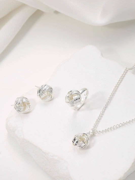 4Pcs/Set Twist Jewelry Set