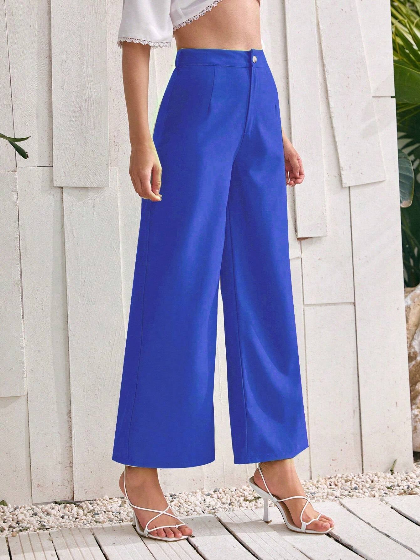Privé Women'S Solid Color Loose Fit Pants