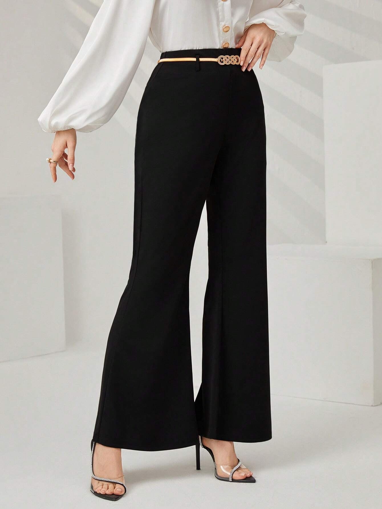 Modely Women'S Solid Color Flared Pants