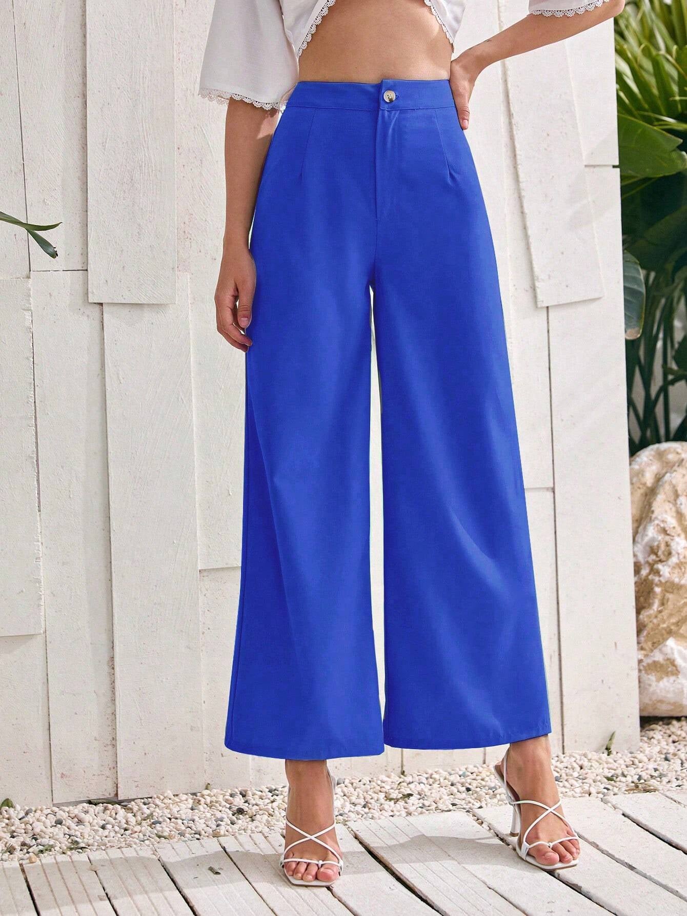 Privé Women'S Solid Color Loose Fit Pants