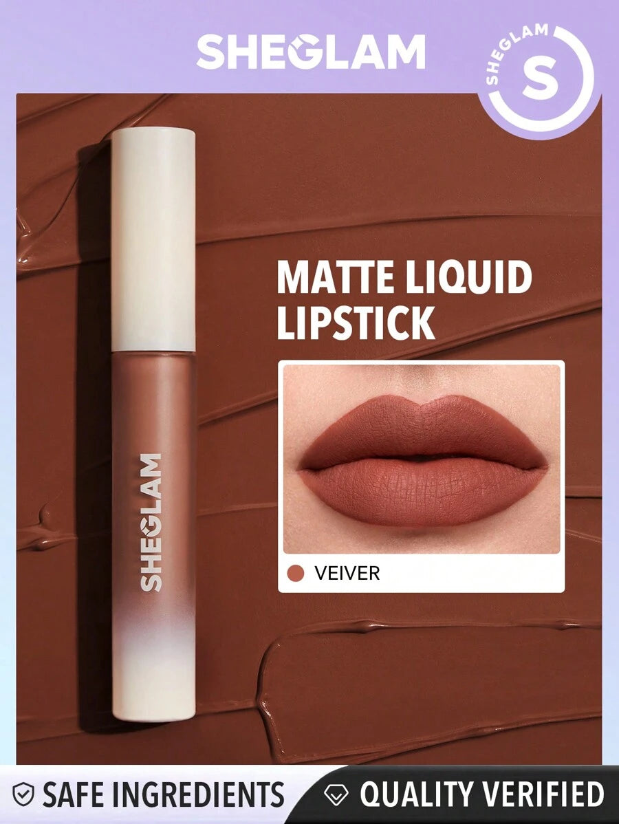SHEGLAM Vetiver أحمر شفاه سائل بملمس مطفي