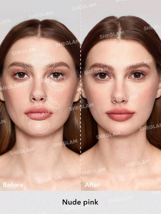 SHEGLAM Oil Control Powder بودرة مضغوطة وردي فاتح