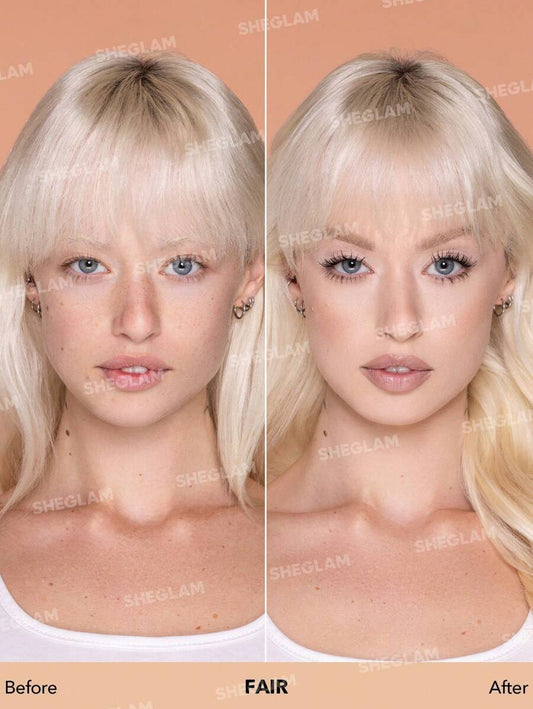 SHEGLAM كريم أساس مطفي طويل الأمد وخفيف الوزن