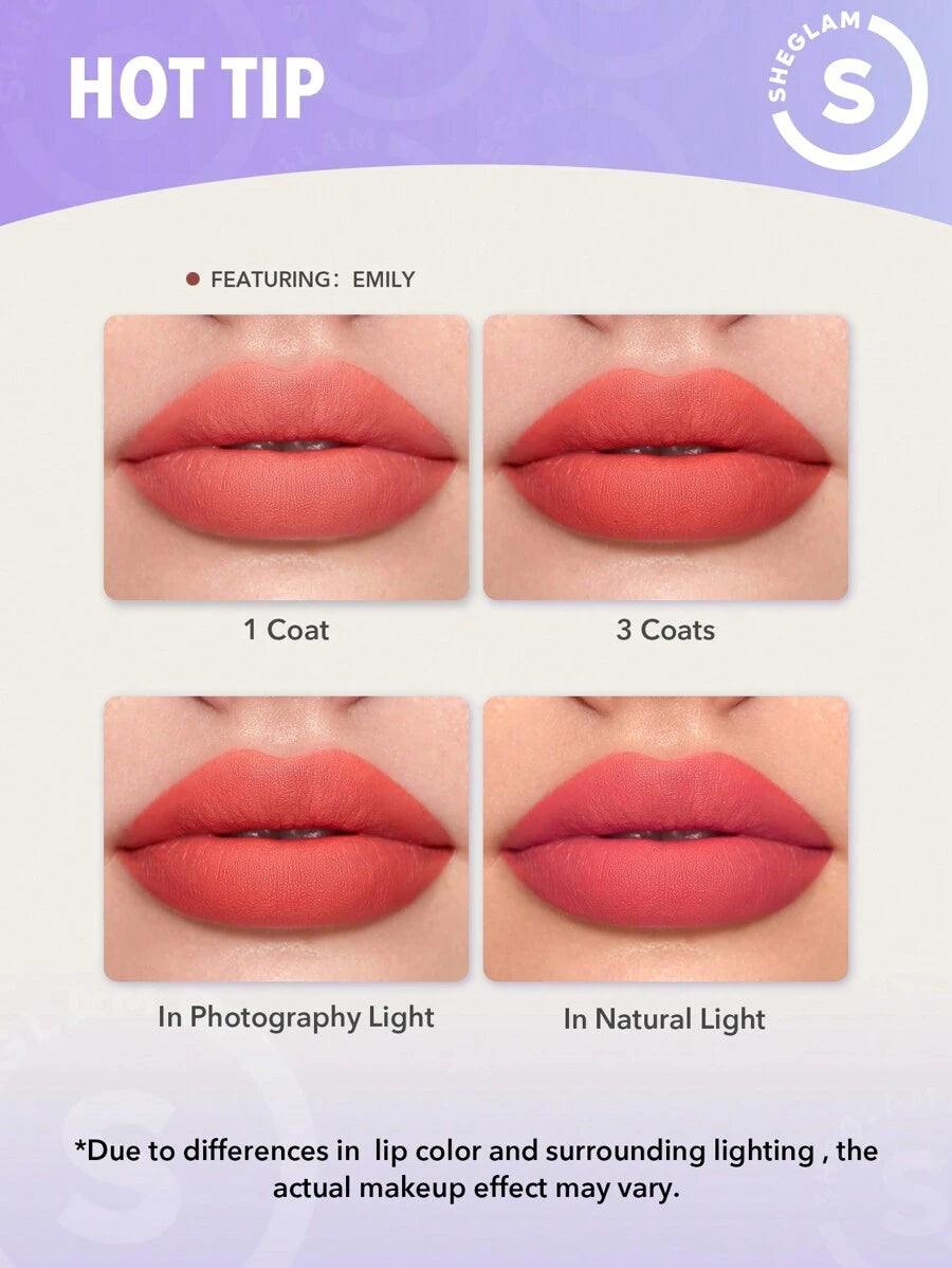 SHEGLAM Corpse Bride أحمر شفاه سائل مطفي