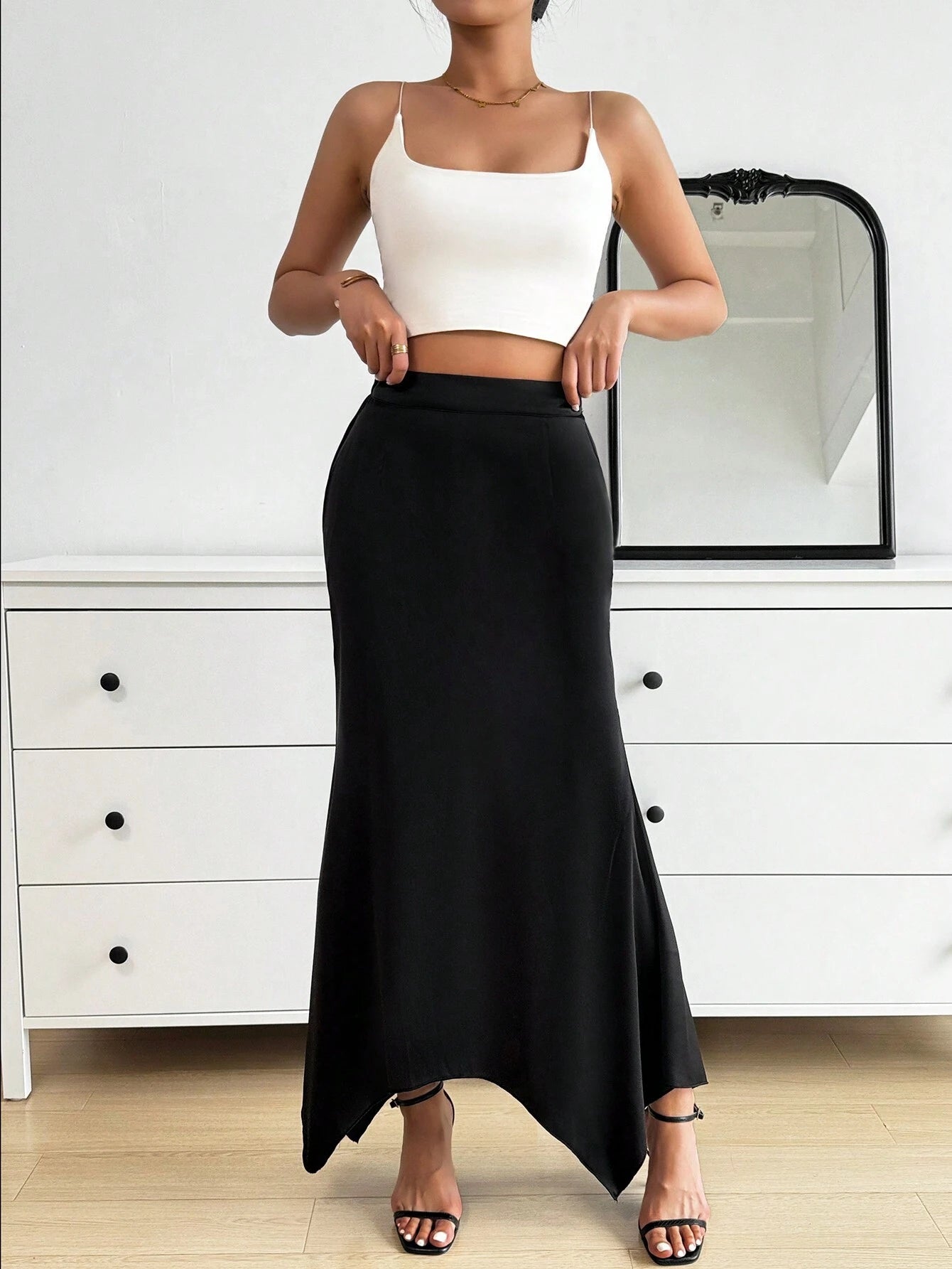 Privé Women Valentine'S Day Irregular Hem Mermaid Skirt