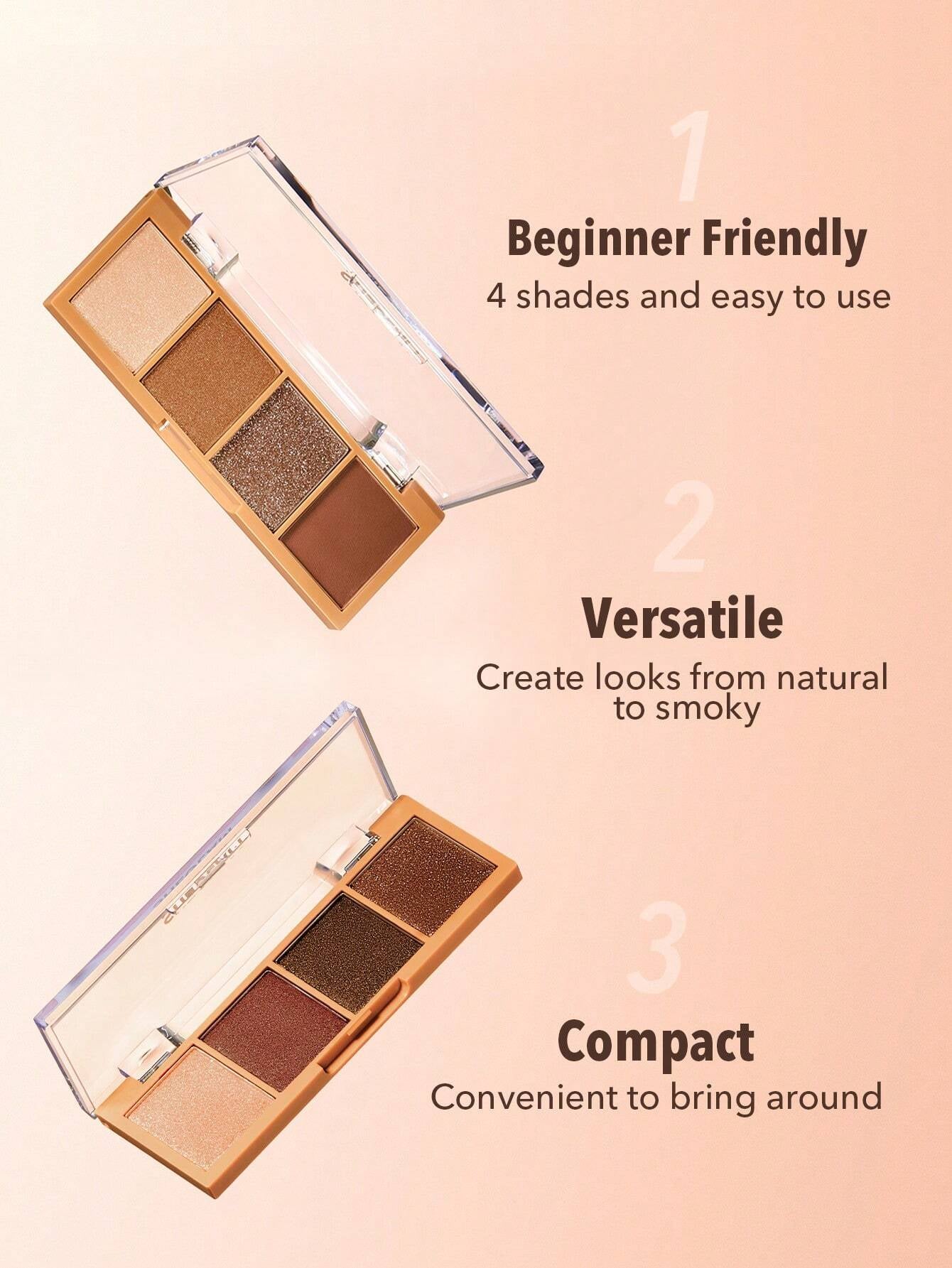 SHEGLAM SHEGLAM Essential Square Eyeshadow Quad-Serendipity
