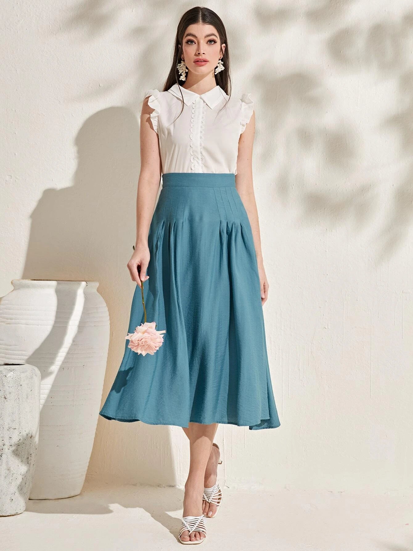 Modely Women'S Flowy Maxi Skirt