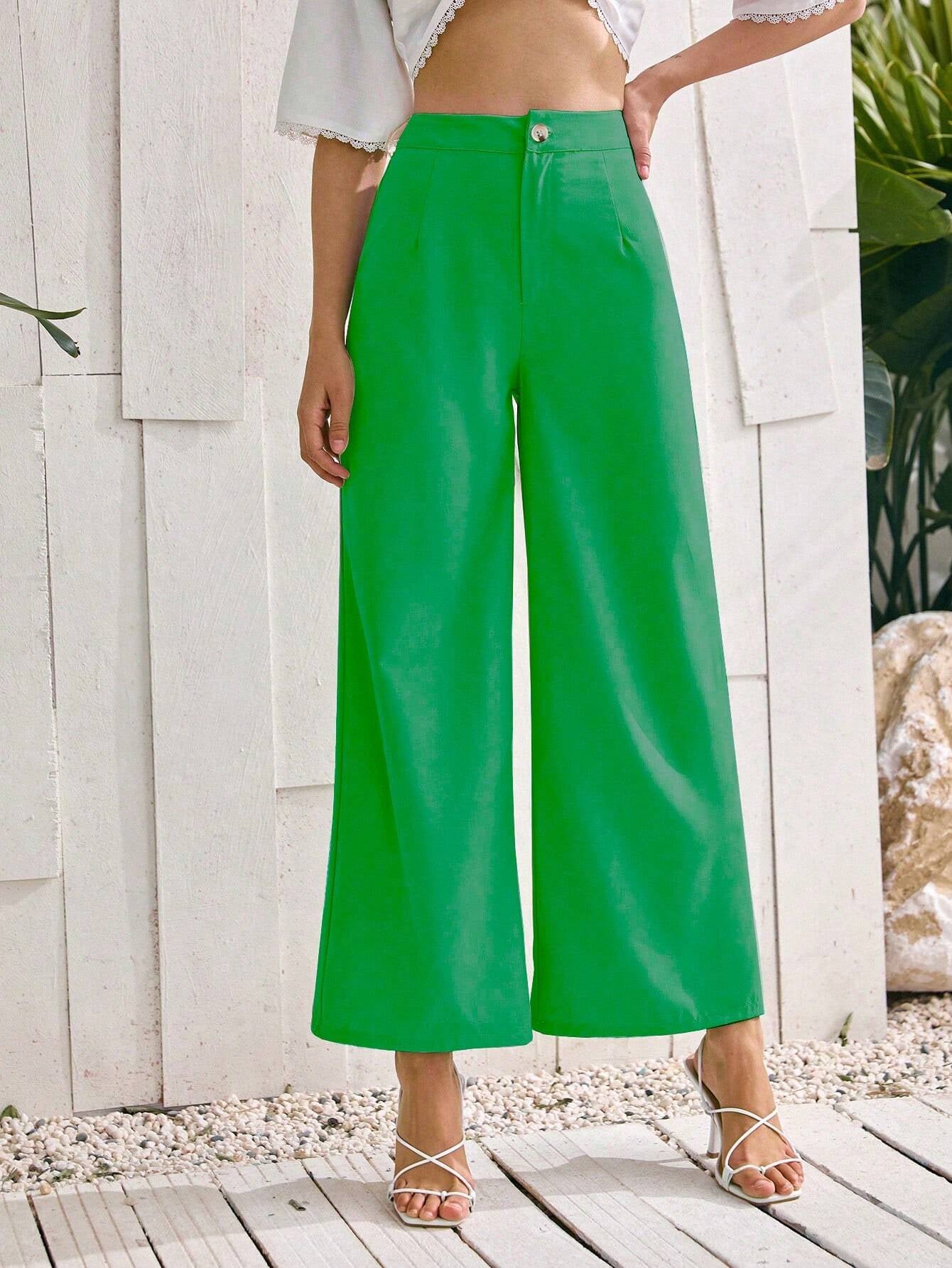 Privé Women'S Solid Color Loose Fit Pants