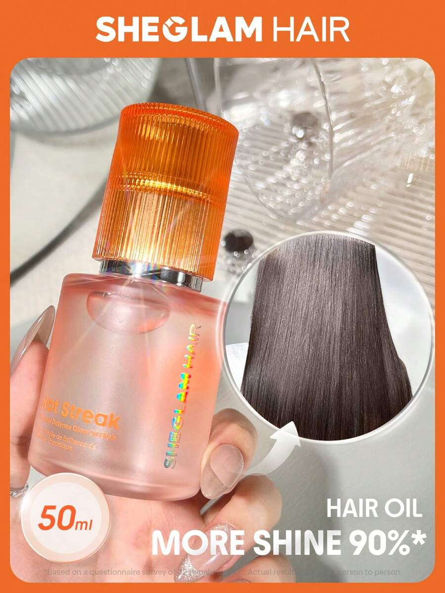 qualitySHEGLAM HAIR حراري Glow Elixir زيت