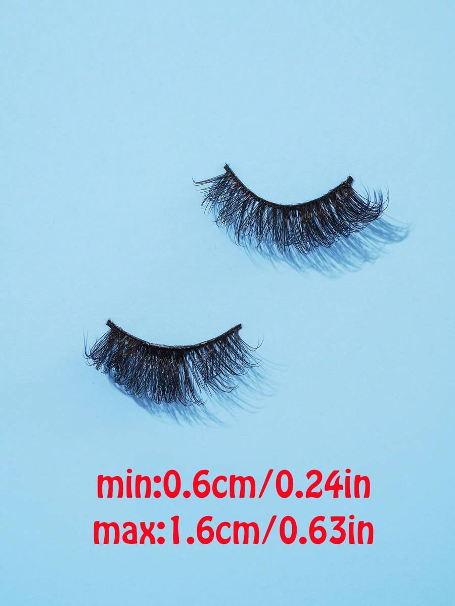 SHEIN رموش عيون كاملة بشريط – أسود