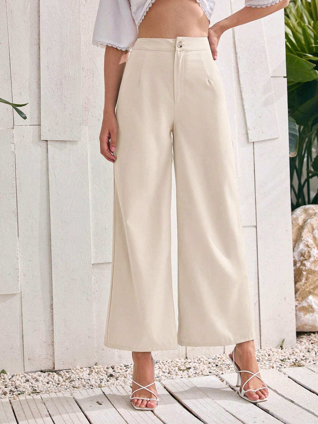 Privé Women'S Solid Color Loose Fit Pants