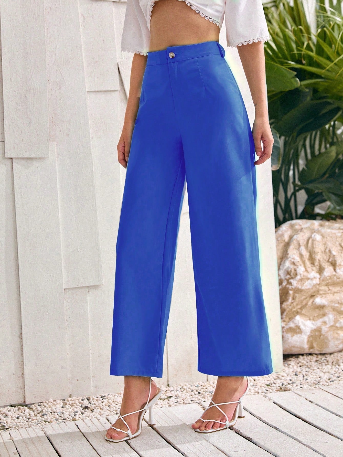 Privé Women'S Solid Color Loose Fit Pants