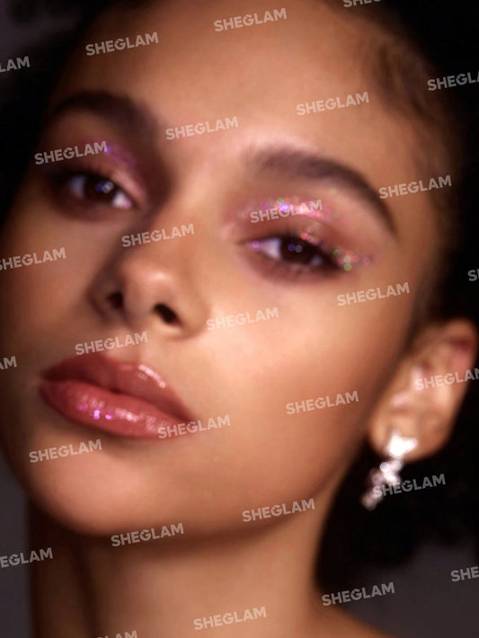 SHEGLAM Glitter Liner-Twinkling Lights Pink Glitter Eyeshadow Gel Fashion Color Evenly Pigmented Glitter Shimmer Eyeliner Black Friday Winter Party Eyeshadow