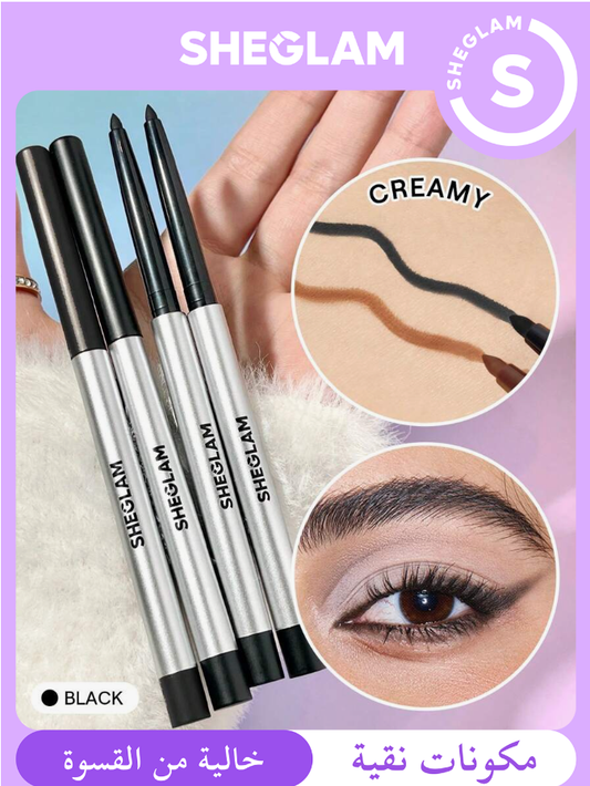 SHEGLAM قلم كحل كريمي جل غير لامع