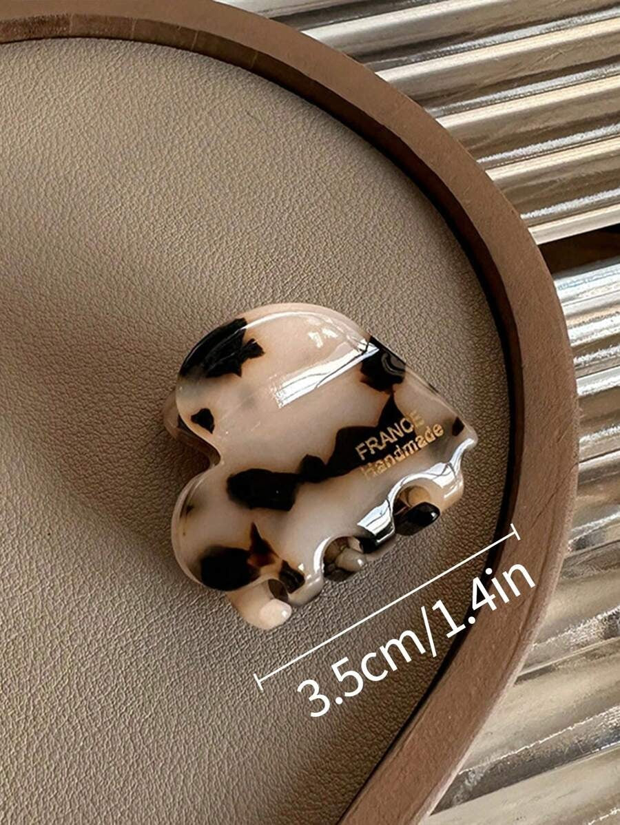 SHEIN مشابك شعر شكل قلب صغير