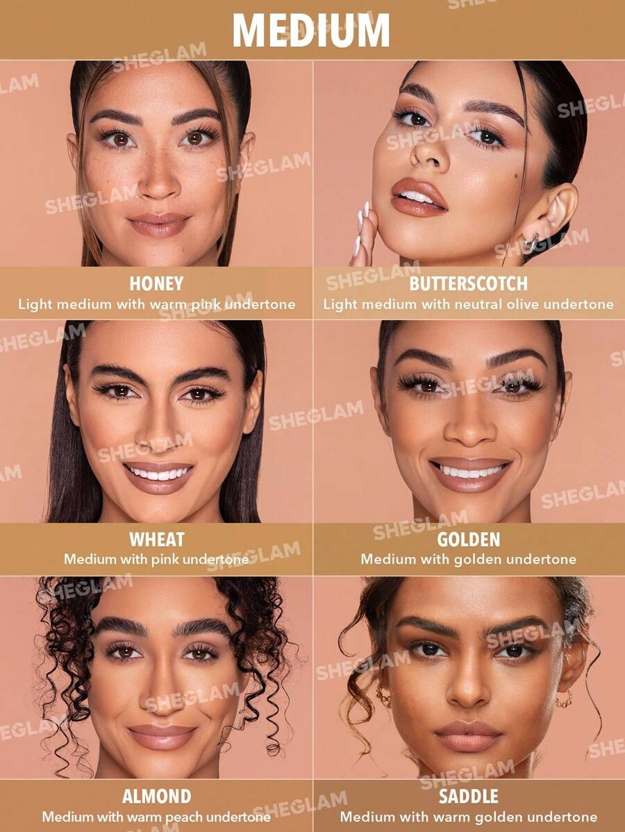 SHEGLAM Saddle كريم أساس مطفي