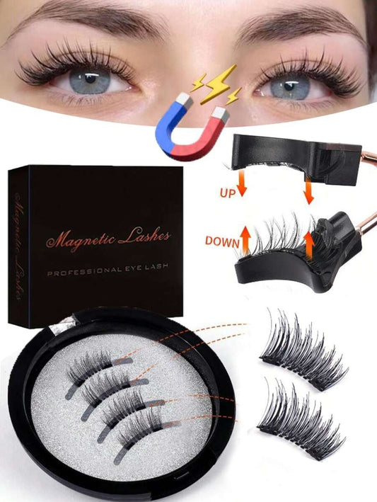 SHEIN Curl رموش مغناطيسية نصية وخفيفة