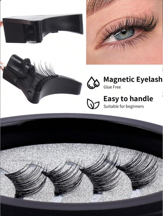 SHEIN Curl رموش مغناطيسية نصية وخفيفة