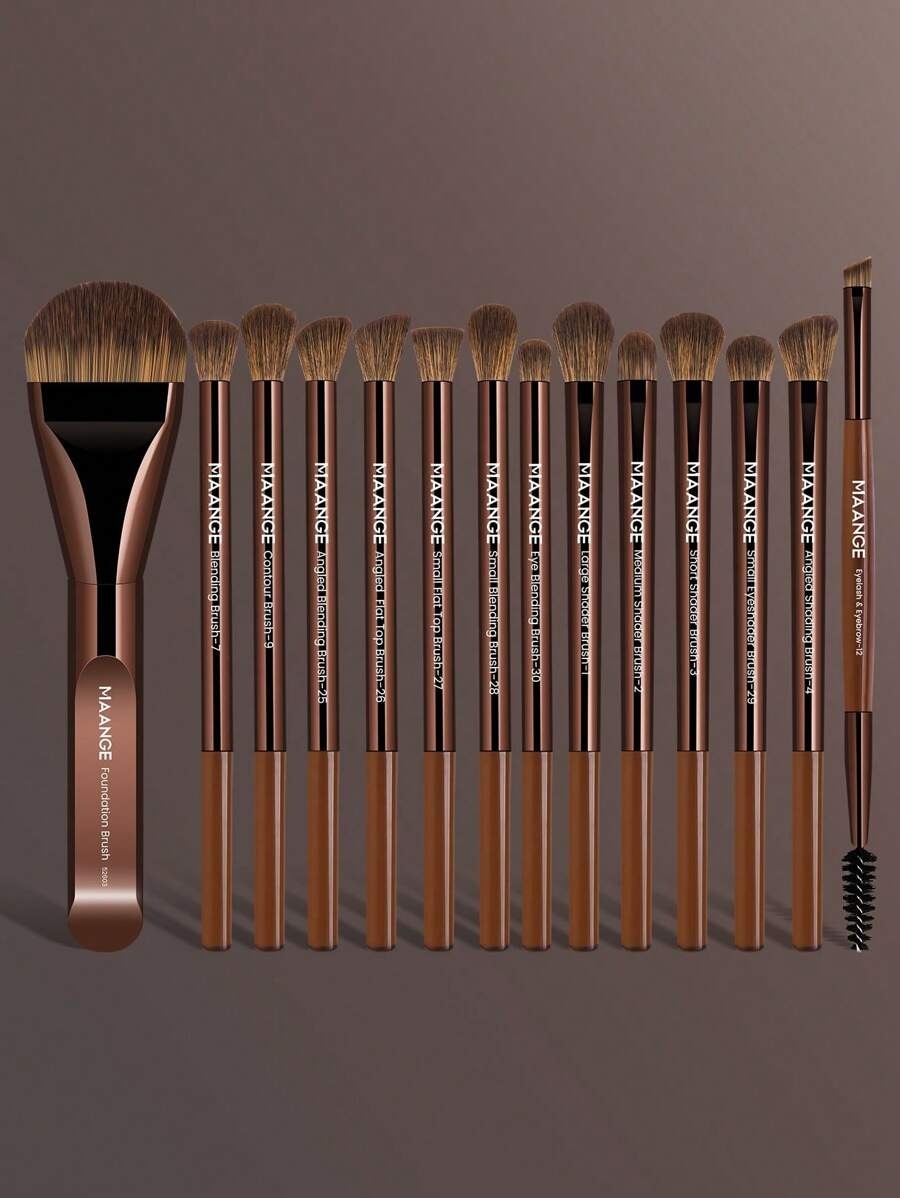SHEIN MAANGE مجموعة فرش عيون الاحترافية 14 قطعة