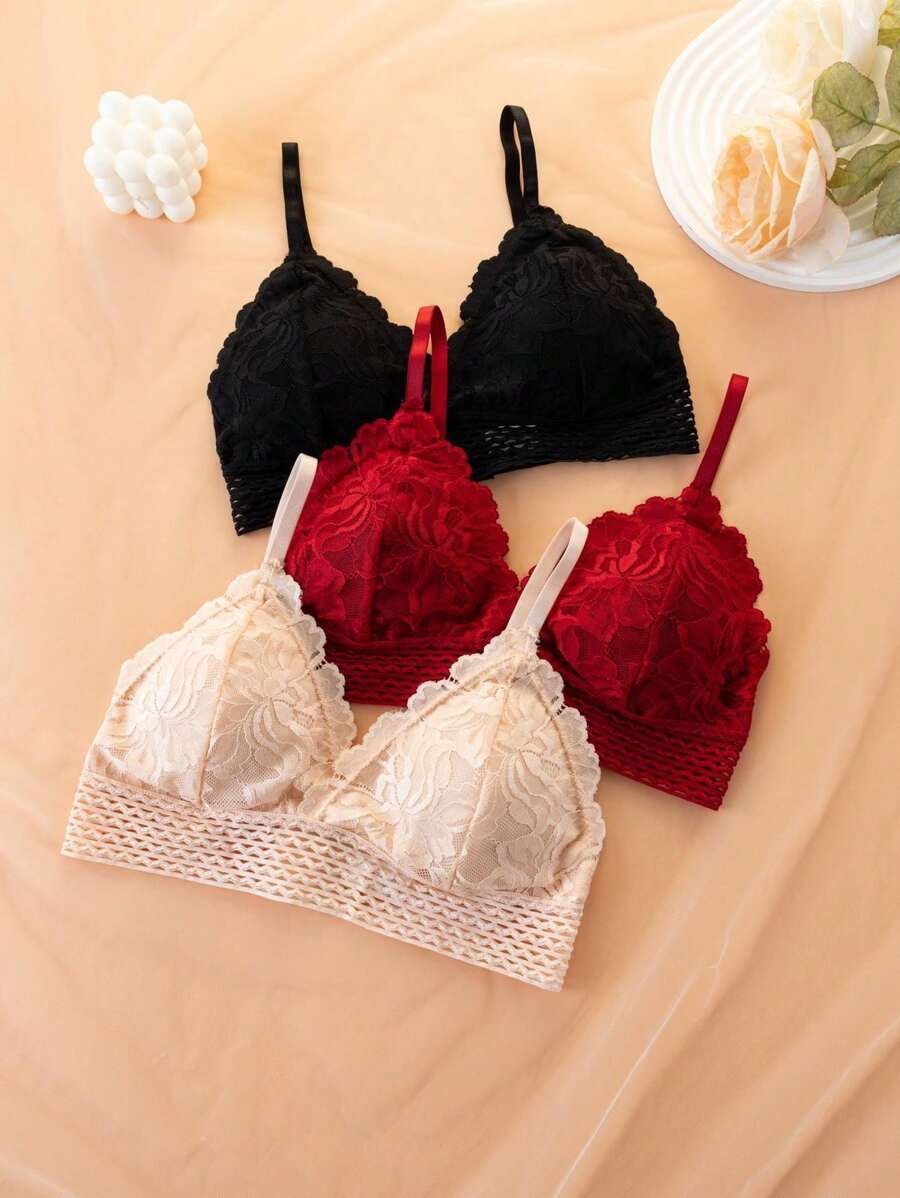 SHEIN طقم داخلي نسائي مميز 6 قطع